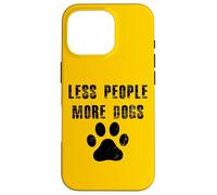 Meno persone Più cani Cucciolo Cane Amore Custodia per iPhone 16 Pro