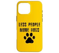 Meno persone Più cani Cucciolo Cane Amore Custodia per iPhone 16 Pro Max