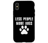 Meno persone Più cani Cucciolo Cane Amore Custodia per iPhone X/XS