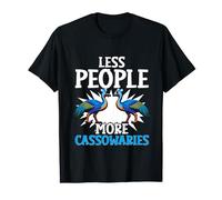 Meno persone Più casuari Casuarius Casuari Cassowary Maglietta