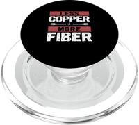 Meno rame Più Tecnici di fibra ottica Tec Fiber Optic PopSockets PopGrip per MagSafe
