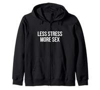 Meno Stress più Sesso Felpa con Cappuccio