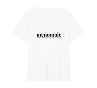 Menomale Che Non Penso A Voce Alta - Magliette Divertenti Maglietta, Donna Plus-Size, Bianco, 1X