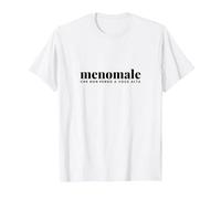 Menomale Che Non Penso A Voce Alta - Magliette Divertenti Maglietta, Uomo, Bianco, 6XL
