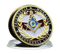 MENOOK Collezione di cimeli di Monete della Sfida massonica dell'alleanza Militare degli Stati Uniti - Bronzo