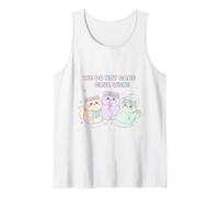 Menopausa Pre-Menapause Carino Kawaii Gatti We Do Not Care Club Canotta