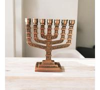 Menorah beata ebraica 7 rami con 12 tribù di Israele design regalo Gerusalemme