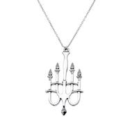 Menorah Collana ebraica Gioielli Israele Fede Lampada Hanukkah Orecchini Pendenti Amuleti Ganci Orecchio Regalo Donna Orecchini Gotici Unici, Misura unica, come descritto, come descritto