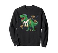 Menorasaurus Rex T Rex Dinosauro Hanukkah Ebreo Ragazzi Bambini Felpa