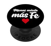 Menos miedo, más fe PopSockets PopGrip Adesivo
