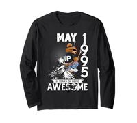 Mens 31st Birthday Legends May 1995 Vintage 31 Years Old Maglia a Manica