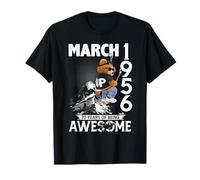 Mens 70th Birthday Legends March 1956 Vintage 70 Years Old Maglietta