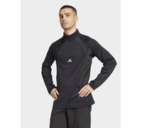 Mens adidas Abbigliamento Tech Zip Da ¼ - Nero, nero M
