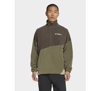 Mens adidas Anorak Terrex Multi Climawarm Fleece - Verde, verde S