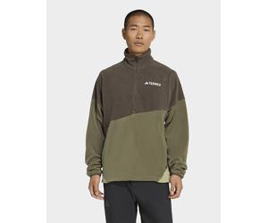 Mens adidas Anorak Terrex Multi Climawarm Fleece - Verde, verde S