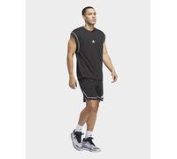 Mens adidas Canotta da basket All-World Sleeveless - Nero, nero S