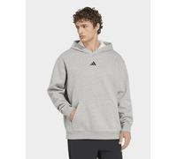 Mens adidas Felpa con cappuccio PrimeLift Workout Oversize Graphic - Grigio, grigio XL