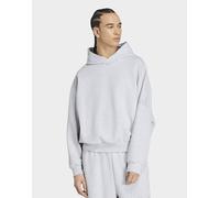 Mens adidas Felpa Con Cappuccio Soft Lux - Grigio, grigio S