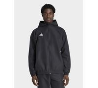 Mens adidas FELPA CON CAPPUCCIO TIRO 26 ESSENTIALS WOVEN - Nero, nero XL