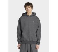 Mens adidas Felpa Con Cappuccio Trefoil Essentials Melange Loose - Grigio, grigio XL