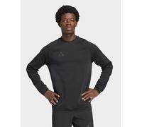 Mens adidas Felpa Girocollo Tiro Travel - Nero, nero XL