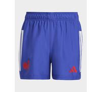 Mens adidas FFR Rugby MATCH SHORT GIOVANI - Blu, blu 12-13Y