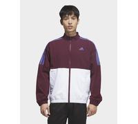 Mens adidas Giacca A Vento Beyond Twistweave Full-zip - Bianco, bianco 2XL