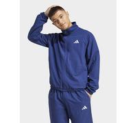 Giacca da tennis da uomo Adidas Essentials With Small Logo - dark blue/white - Blu (L)