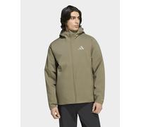 Mens adidas Giacca Con Cappuccio Terrex Multi Essentials Climaproof Insulated - Verde, verde XL