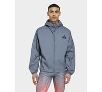 Mens adidas Giacca Da Running Adizero Blaze - Grigio, grigio L
