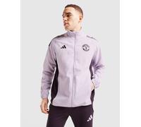 Mens adidas Giacca Riscaldamento Manchester United FC - Viola, viola S