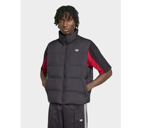 Mens adidas Gilet Stand Collar Regen - Nero, nero XS