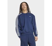Mens adidas Girocollo Oversize Adicolor A 3 Strisce - Blu, blu L
