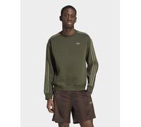 Mens adidas Girocollo Oversize Adicolor A 3 Strisce - Verde, verde XS