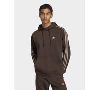 Mens adidas Hoodie 3 Stripes - Marrone, marrone M