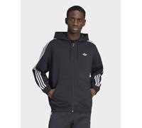 Mens adidas Hoodie adicolor Oversize Full Zip - Nero, nero M