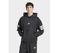 Mens adidas Hoodie Future Icons 3-stripes - Nero, nero XS