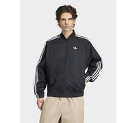 Mens adidas Iconica Giacca Da Allenamento Sst Adicolor In Twill Di Cotone - Nero, nero M