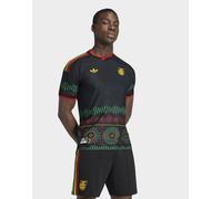Mens adidas Maglia Authentic Da Trasferta X Bob Marley Giamaica 26 - Nero, nero 2XL