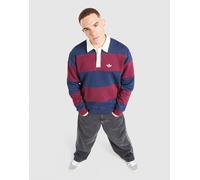 Mens adidas Originals Long Sleeve Rugby Crew Sweatshirt - Blu, blu S