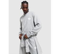Mens adidas Originals Trefoil Essentials Knit Sweatshirt - Nero, nero L