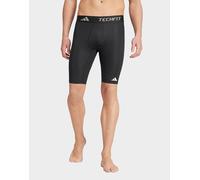 Mens adidas Pantaloncini A Compressione Techfit Per Allenamento - Nero, nero L