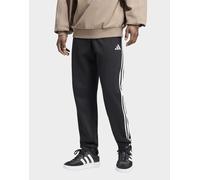 Mens adidas Pantaloni Essentials 3-stripes IN French Terry Con Bordi Affusolati - Nero, nero 2XL