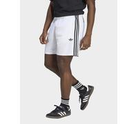 Mens adidas Short Adidas Adicolor Jacquard - Bianco, bianco XS