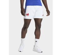 Mens adidas Short da gioco replica Rugby Francia - Bianco, bianco XL