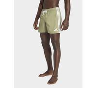 Mens adidas Short Da Nuoto 3 Strisce - Verde, verde M