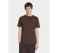 Mens adidas T-shirt 3-stripes - Marrone, marrone XS