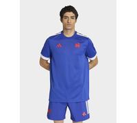 adidas Uomo France Rugby Home Supporter Replica Shirt, Semi Lucid Blue, L