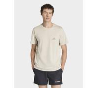 adidas performance - Terrex - T-shirt beige con grafica di montagna-Neutro 2XL