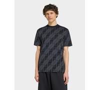 Mens adidas T-shirt Monogram Aop - Nero, nero S